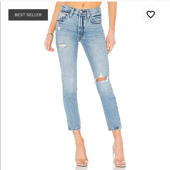 Levi's 501 High Rise Skinny Jeans - Picture 4 of 6